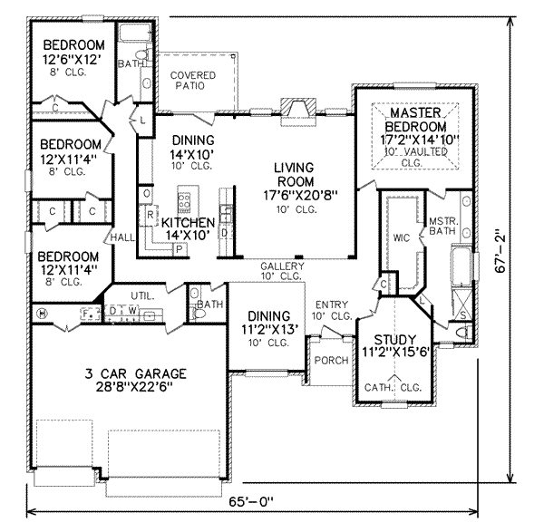 main floor house blueprint