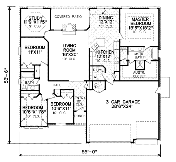 main floor house blueprint