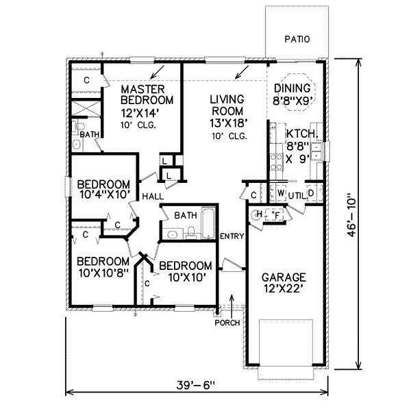 main floor house blueprint