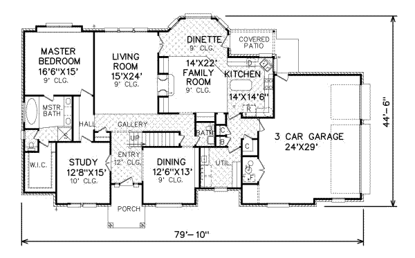 main floor house blueprint