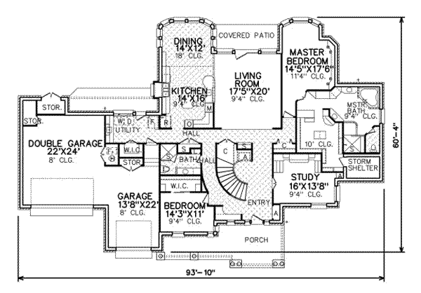 main floor house blueprint