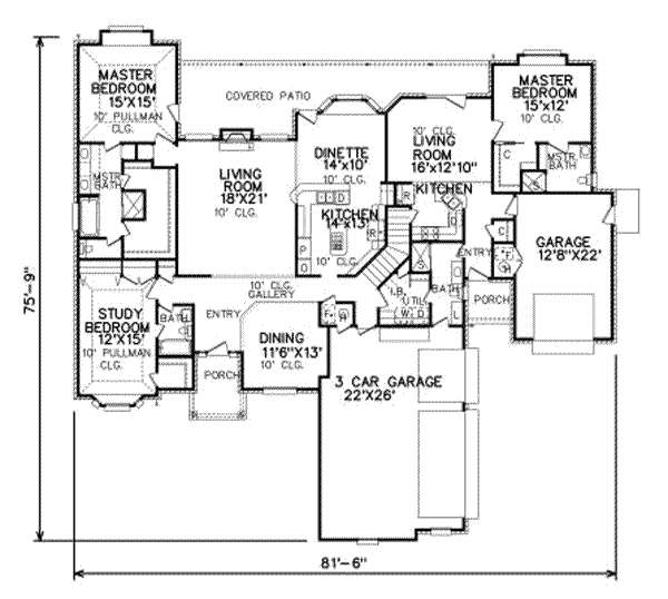 main floor house blueprint