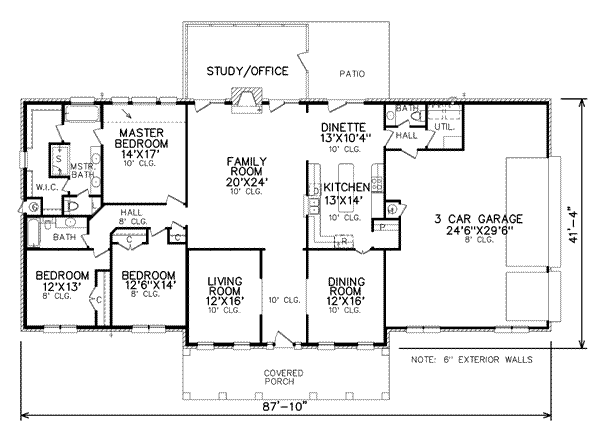 main floor house blueprint
