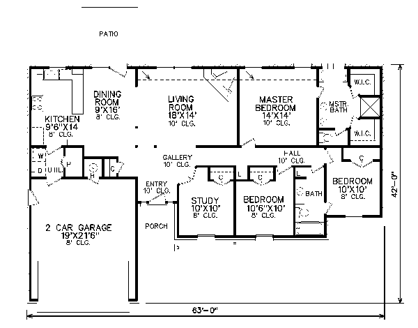 main floor house blueprint
