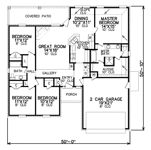 main floor house blueprint
