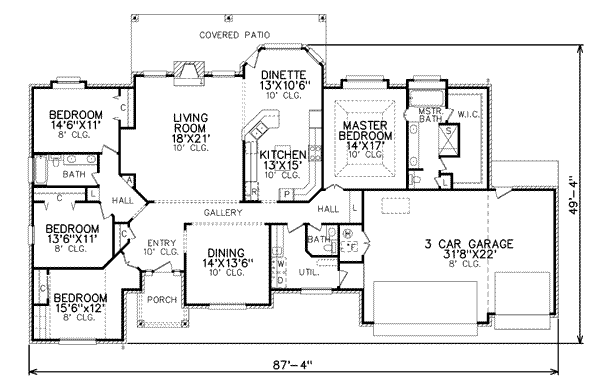 main floor house blueprint