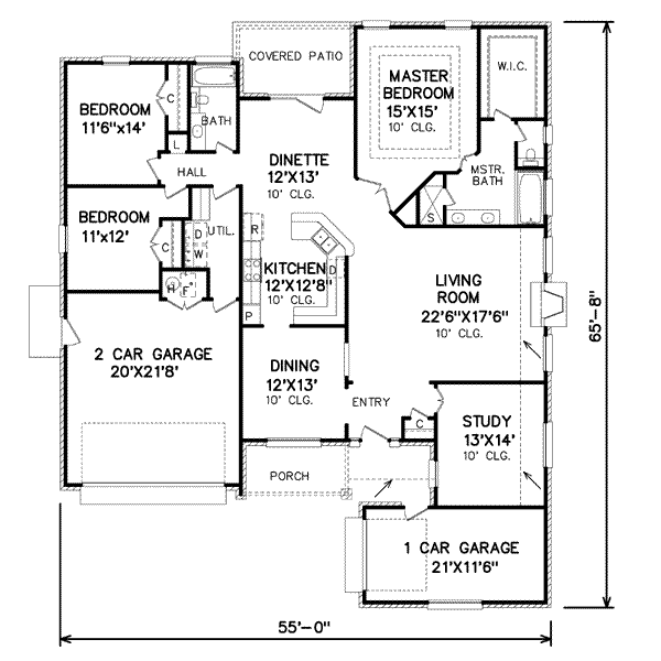 main floor house blueprint