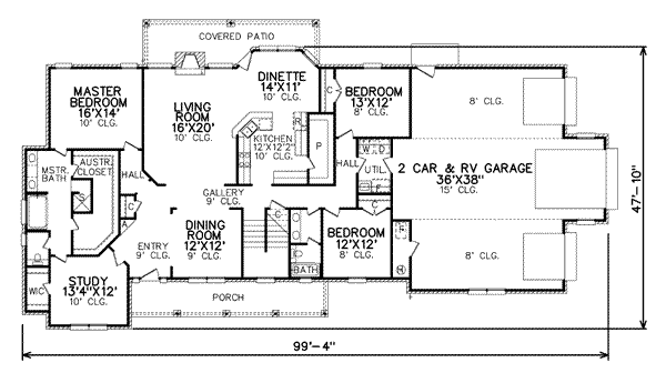 main floor house blueprint