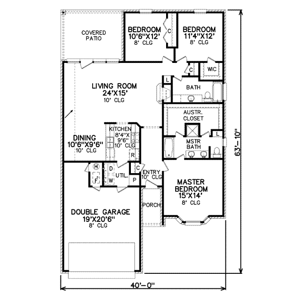 main floor house blueprint