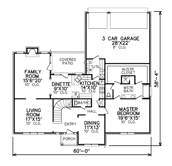 main floor house blueprint