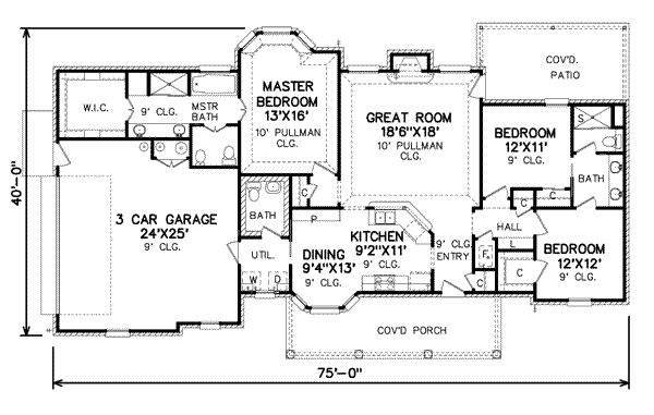 main floor house blueprint