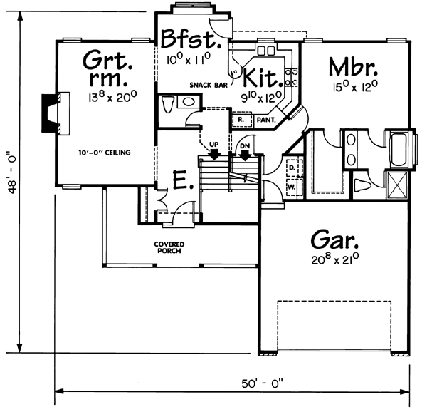 main floor house blueprint
