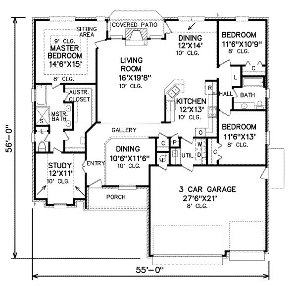 main floor house blueprint
