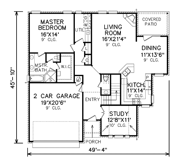 main floor house blueprint