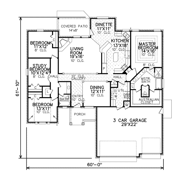 main floor house blueprint