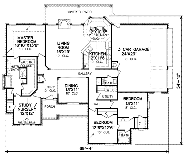 main floor house blueprint