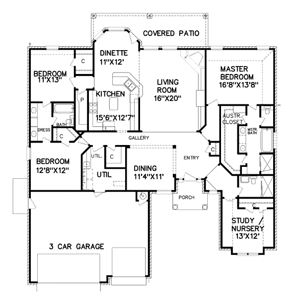 main floor house blueprint