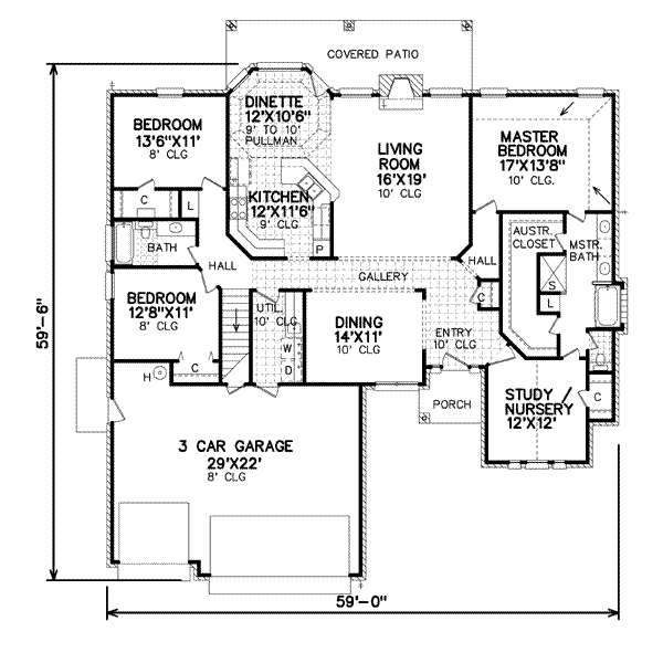 main floor house blueprint