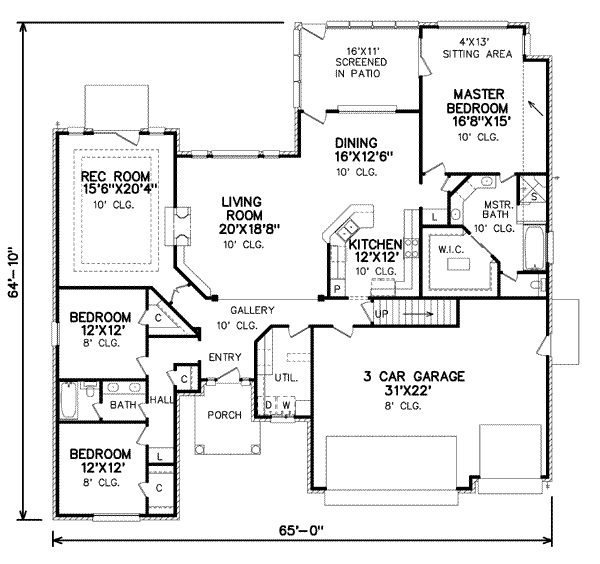 main floor house blueprint