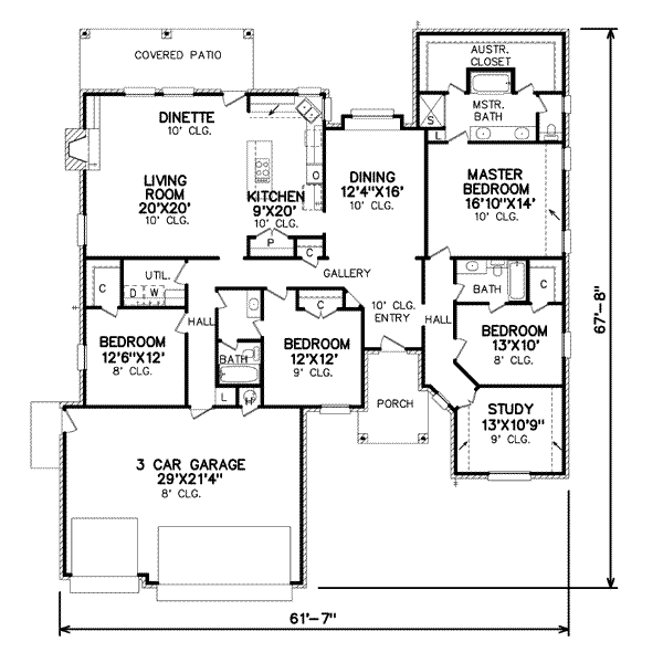 main floor house blueprint