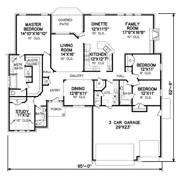 main floor house blueprint