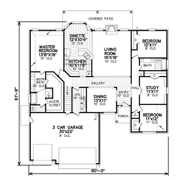 main floor house blueprint
