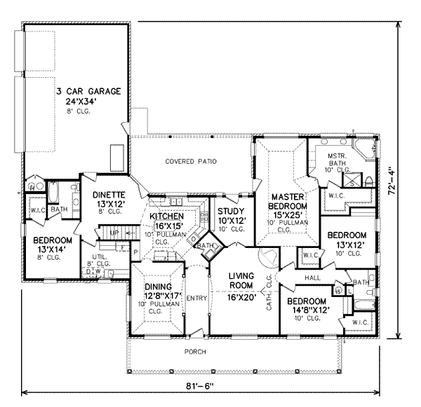 main floor house blueprint