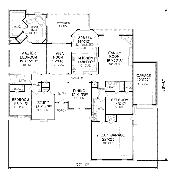 main floor house blueprint