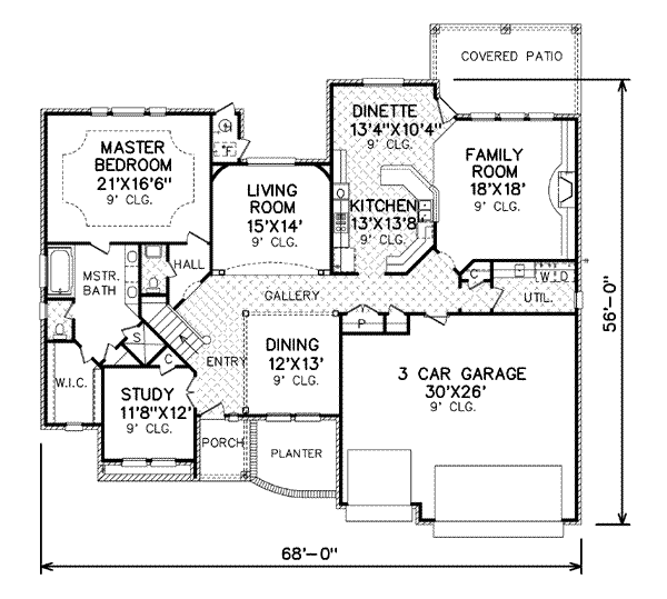 main floor house blueprint