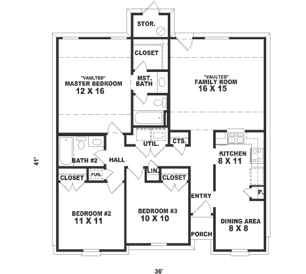main floor house blueprint