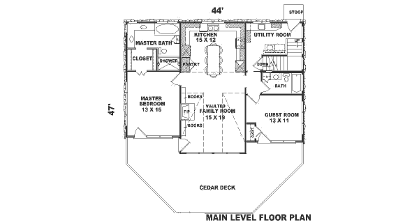 main floor house blueprint