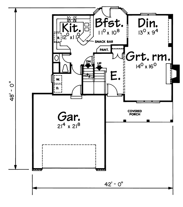 main floor house blueprint
