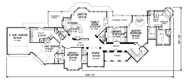 main floor house blueprint