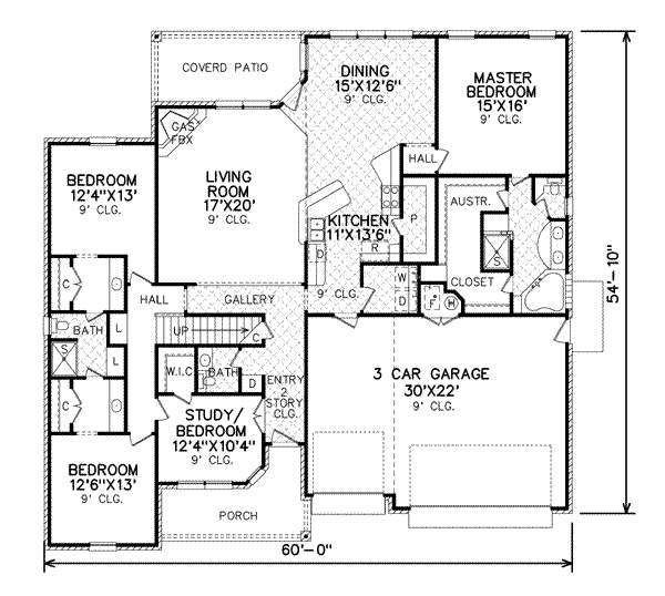 main floor house blueprint