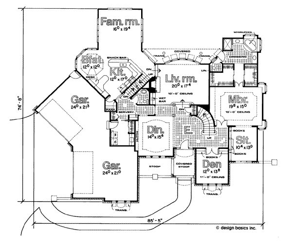 main floor house blueprint