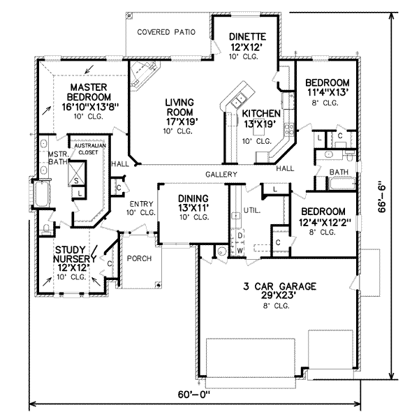 main floor house blueprint