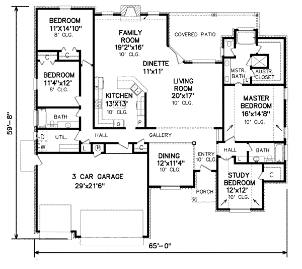 main floor house blueprint
