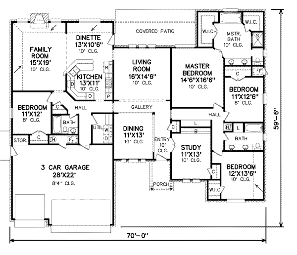 main floor house blueprint
