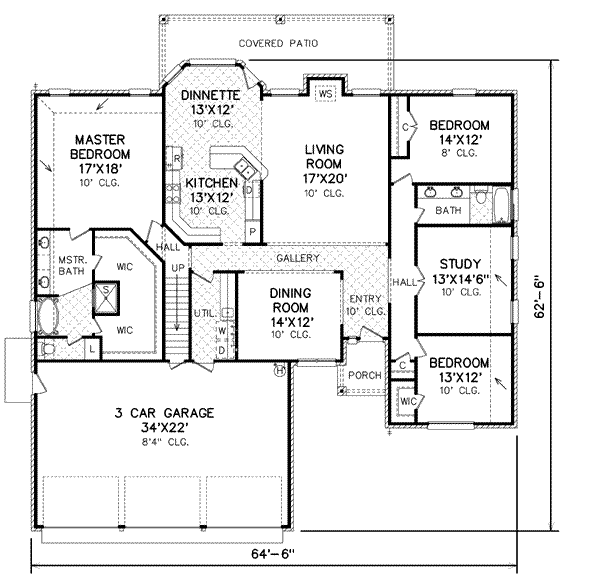 main floor house blueprint
