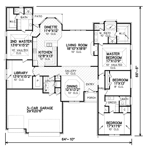 main floor house blueprint