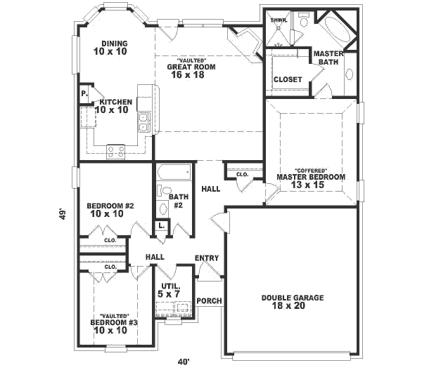 main floor house blueprint