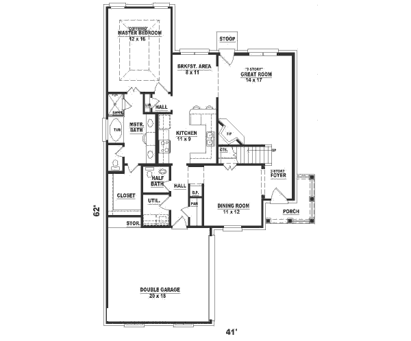 main floor house blueprint