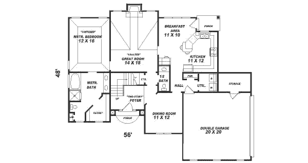 main floor house blueprint