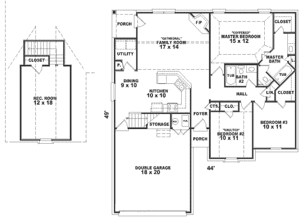 main floor house blueprint