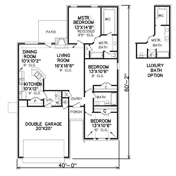main floor house blueprint