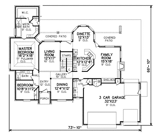 main floor house blueprint