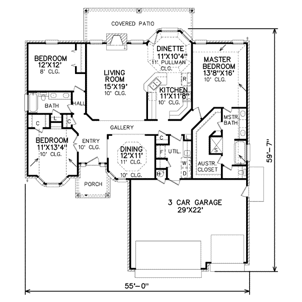 main floor house blueprint