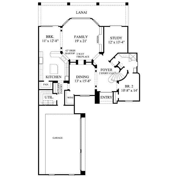 main floor house blueprint