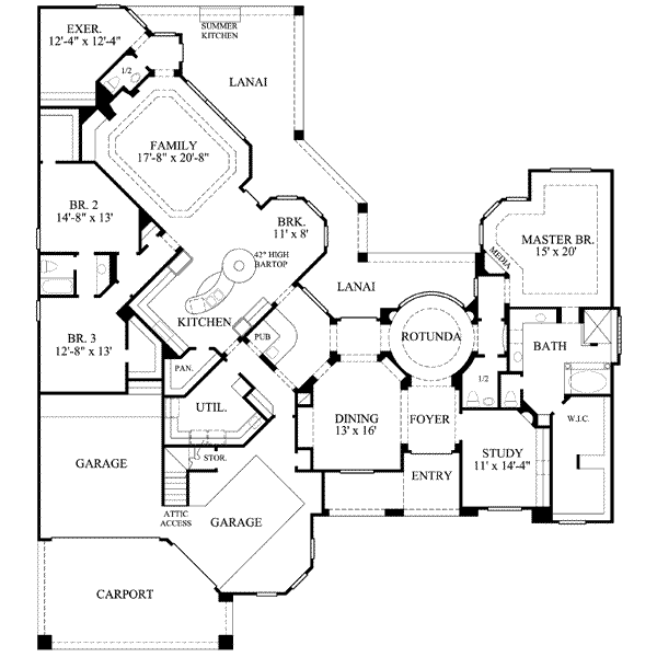 main floor house blueprint