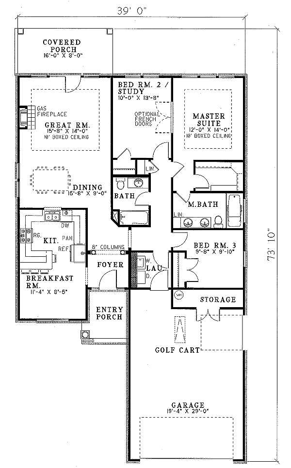 main floor house blueprint